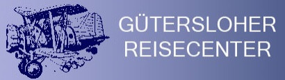 Logo G&uuml;tersloher Reisecenter